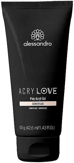 Poliakrylowy żel do paznokci - Alessandro International AcryLove Poly-Acryl-Gel Camouflage (tubka) — Zdjęcie N1