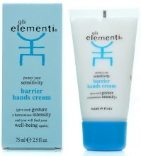 Ochronny krem do rąk - Gli Elementi Barrier Hand Cream — Zdjęcie N1