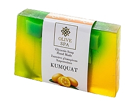 Mydło glicerynowe Kumquat - Olive Spa Hand Made Glycerin Soap — Zdjęcie N1