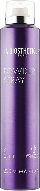 Matujący spray-puder do włosów do nadawania tekstury i objętości - La Biosthetique Powder Spray