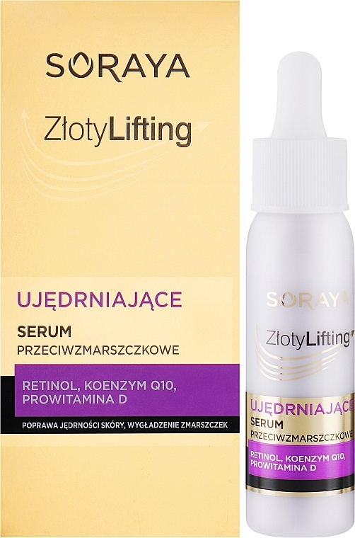 Ujędrniające serum przeciwzmarszczkowe - Soraya Zloty Lifting 50+ — Zdjęcie N2