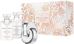 Bvlgari Omnia Crystalline - Zestaw perfumowany dla kobiet (edt/40ml + b/lot/ 40ml + sh/gel/40ml) — Zdjęcie N1