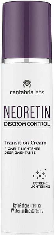 Odmładzający krem z retinolem - Cantabria Labs Neoretin Discrom Control Transition Cream — Zdjęcie N1