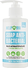 Mydło antybakteryjne w płynie z olejkiem z drzewa herbacianego - Golden Pharm Helpivir Antibacterial Soap — Zdjęcie N1