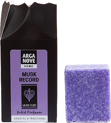 Kostka zapachowa do domu - Arganove Solid Perfume Cube Musk Record — Zdjęcie N2