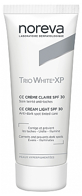 Krem do twarzy - Noreva Trio White XP CC Cream Clear SPF30 — Zdjęcie N1