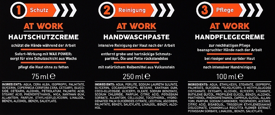 Zestaw do pielęgnacji rąk - SC 2000 At Work (paste/250ml + h/cr/75ml + h/cr/100ml) — Zdjęcie N3