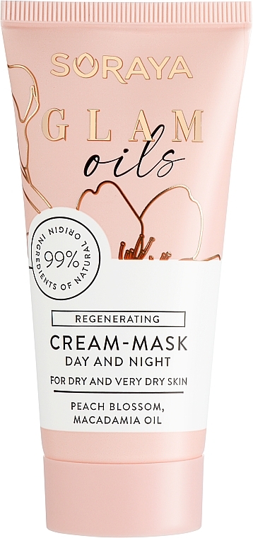 Regenerujący krem-maska na dzień i na noc - Soraya Glam Oils Regenerating Cream-Mask — Zdjęcie N1
