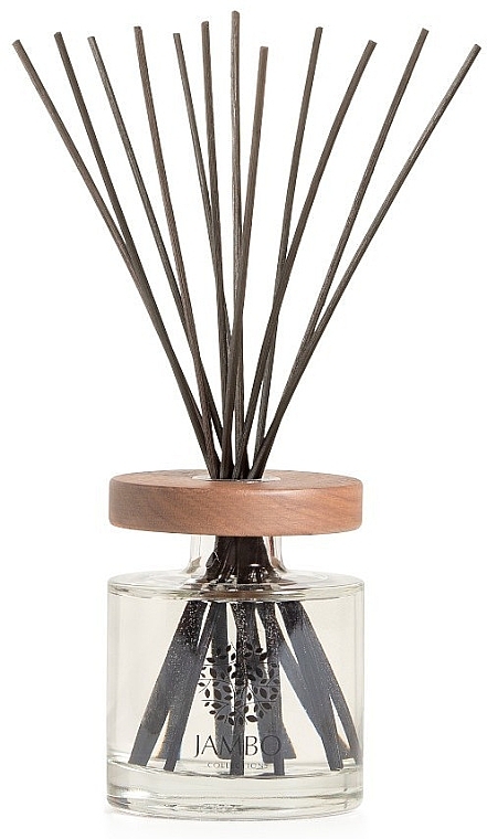 Patyczki do dyfuzora zapachowego, czarne, 33 cm - Jambo Collections Diffuser Sticks Black Medium — Zdjęcie N2