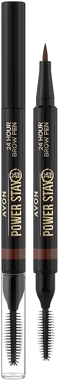 Flamaster do brwi - Avon Power Stay 24 Hour Brow Pen