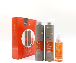 Zestaw - Eva Professional E-Line Sun (shm/300ml + treat/300ml + oil/100ml) — Zdjęcie N1