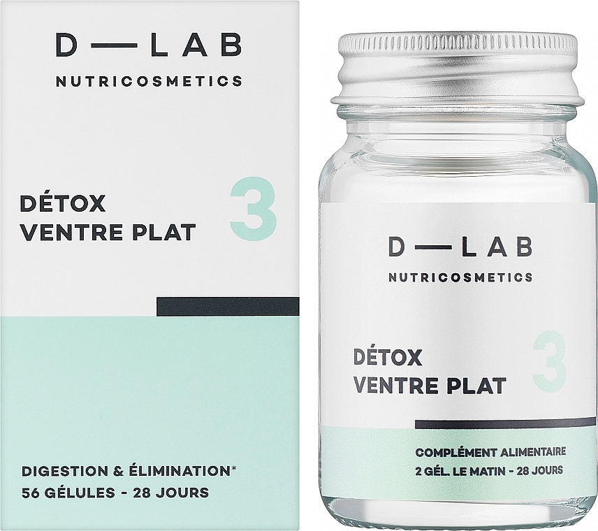 Suplement diety Belly Detox - D-Lab Nutricosmetics Belly Detox — Zdjęcie N2