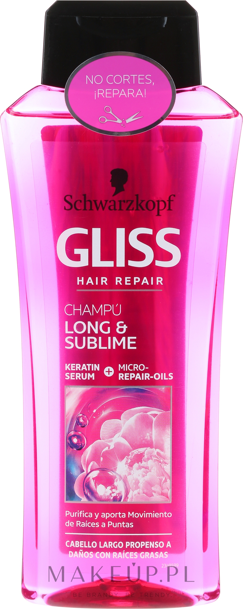 Szampon do włosów długich - Gliss Kur Long & Sublime Shampoo — Zdjęcie 400 ml