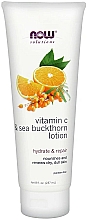 Kup Odżywczy balsam do twarzy Witamina C i rokitnik - Now Foods Vitamin C & Sea Buckthorn Lotion