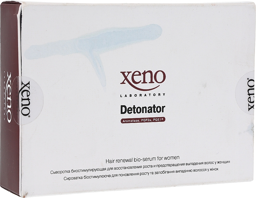 PRZECENA! Serum przyspieszające wzrost włosów dla mężczyzn - Xeno Laboratory Detonator For Men * — Zdjęcie N4