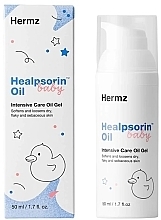 Żel z olejkiem do ciała dla dzieci - Hermz Healpsorin Baby Oil — Zdjęcie N1