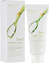 Kup Krem do rąk ze śluzem ślimaka Regeneracja i wygładzenie - 3W Clinic Snail Hand Cream