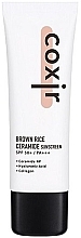 Hybrydowy krem przeciwsłoneczny z ceramidami - Coxir Brown Rice Ceramide Sunscreen SPF 50+ — Zdjęcie N1