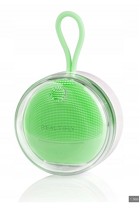 Kompaktowa soniczna szczoteczka do twarzy, zielona - Beautifly B-Pure Neon — Zdjęcie N1