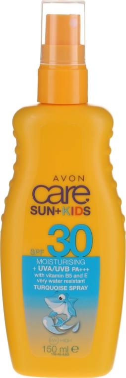 Wysoko wodoodporne mleczko ochronne w sprayu dla dzieci SPF 30 - Avon Care Sun+ Spray — Zdjęcie N1