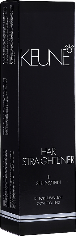 Zestaw do prostowania włosów - Keune Hair Straightener Extra Forte + Silk Protein + Fixing Balm(h/straightener/85ml + h/balm/85ml) — Zdjęcie N1