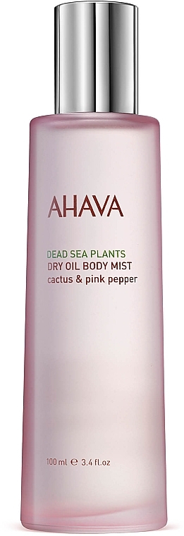 Suchy olejek do ciała w sprayu Kaktus i różowy pieprz - Ahava Dry Oil Body Mist Cactus & Pink Pepper