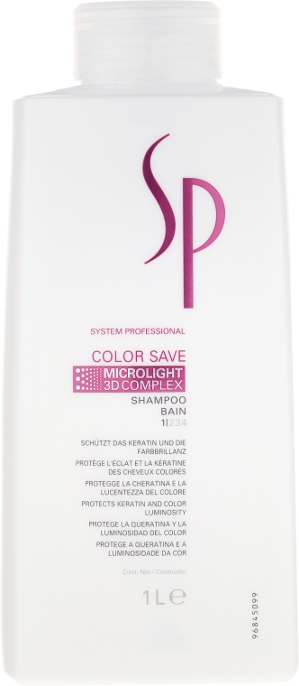 Szampon do włosów farbowanych - Wella SP Color Save Shampoo — Zdjęcie N3