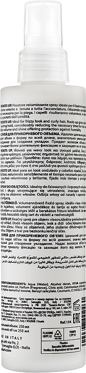 Spray zwiększający objętość włosów u nasady - Dott. Solari Style Roots Up Spray — Zdjęcie N2