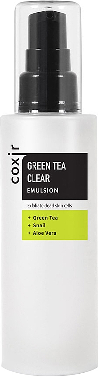 Emulsja do twarzy - Coxir Green Tea BHA Clear Emulsion