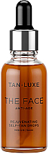 Kup Odmładzający samoopalacz do twarzy w kroplach - Tan-Luxe The Face Anti-Age Tan Drops Medium/Dark
