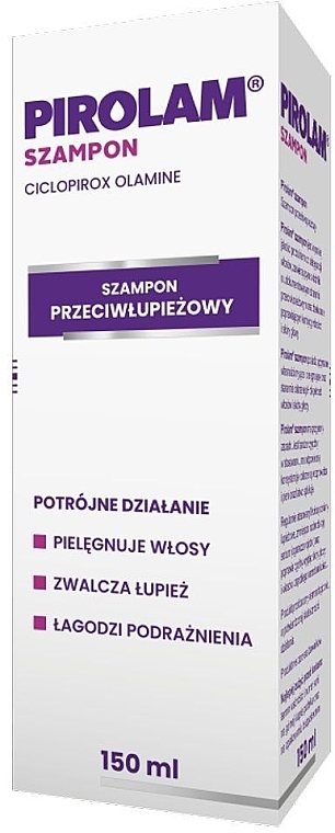 PRZECENA! Szampon przeciwłupieżowy - Polpharma Pirolam Shampoo * — Zdjęcie N1