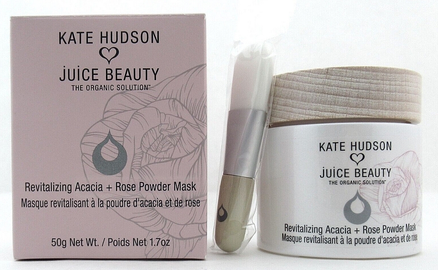 Maska na twarz - Juice Beauty Kate Hudson Juice Beauty Revitalizing Acacia & Rose Powder Mask — Zdjęcie N1