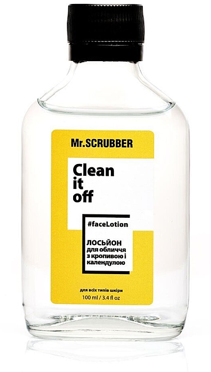 Lotion do twarzy z pokrzywą i nagietkiem - Mr.Scrubber Clean It Off Face Lotion — Zdjęcie N1