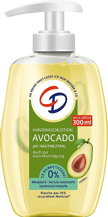 Balsam do mycia rąk z awokado - CD Avocado — Zdjęcie N1