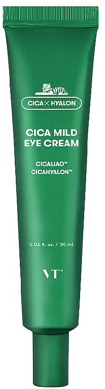 Krem pod oczy o działaniu ujędrniającym i nawilżającym - VT Cosmetics Cica Mild Eye Cream — Zdjęcie N1