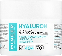 Kup Liftingujący krem do twarzy 70+ - Mincer Pharma Hyaluron N°404