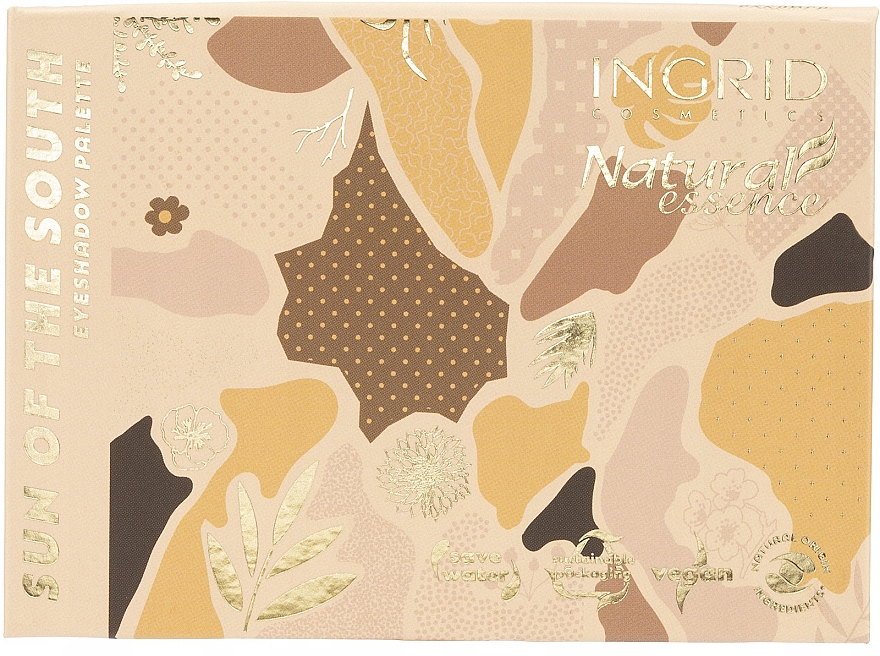 Paleta cieni do powiek - Ingrid Cosmetics Natural Essence Sun Of The South Eyeshadow Palette — Zdjęcie N2