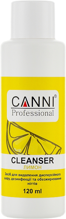 Odtłuszczacz do paznokci - Canni Gel Nail Prep Lemon — Zdjęcie N1