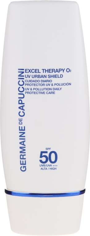 Naprawczy krem do twarzy przeciw zanieczyszczeniom SPF 50 - Germaine de Capuccini Excel Therapy O2 UV Urban Shield — Zdjęcie N2
