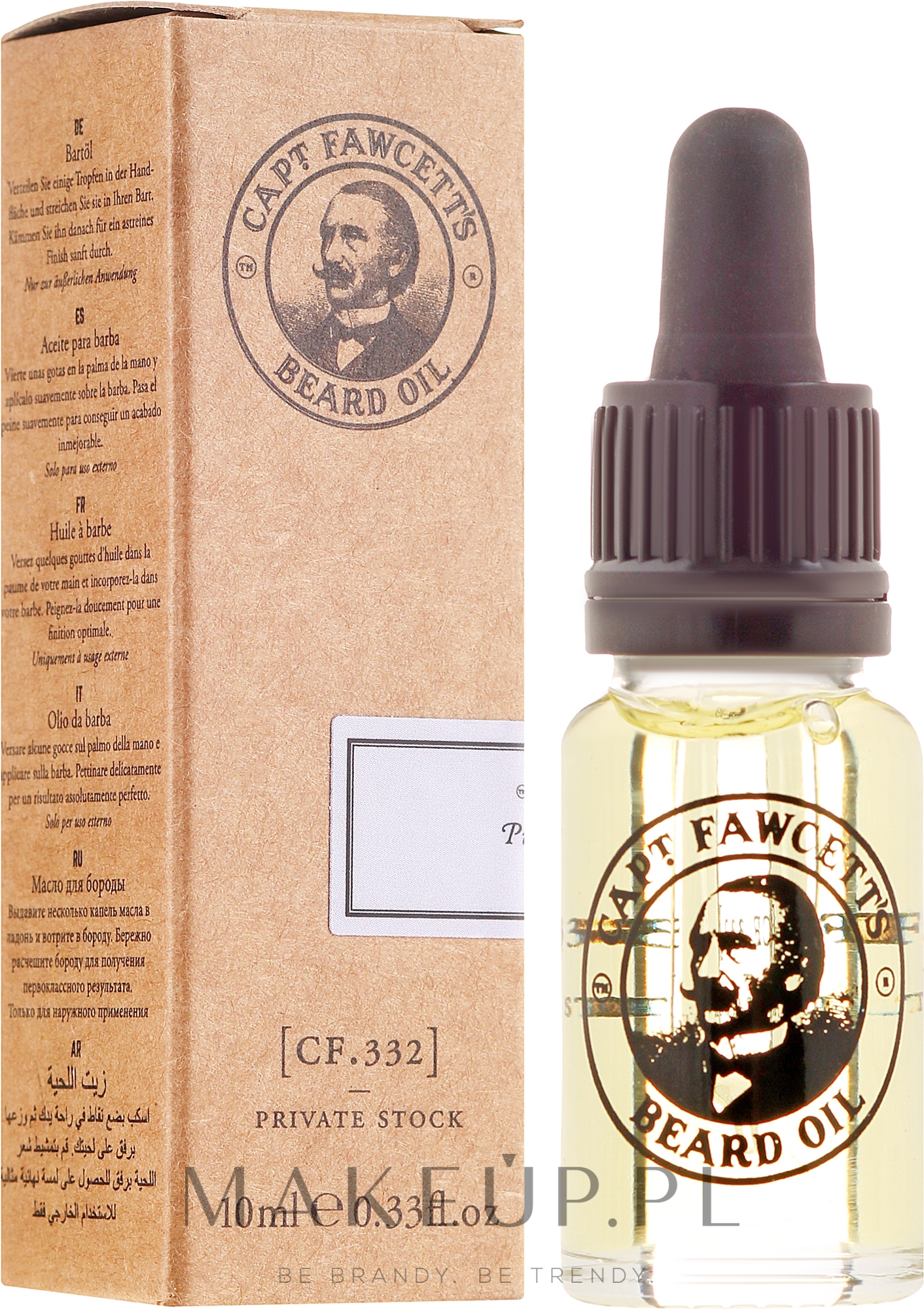 Olejek do brody - Captain Fawcett Beard Oil — Zdjęcie 10 ml