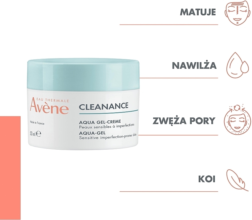 Aqua-gel matujący - Avene Cleanance Mattifying Aqua-Gel — Zdjęcie N7