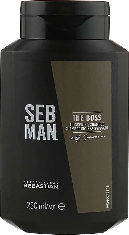 Szampon zwiększający objętość cienkich włosów - Sebastian Professional Seb Man The Boss Thickening Shampoo — Zdjęcie N10