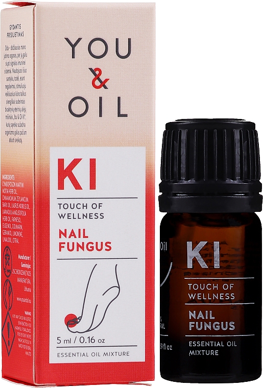 Mieszanka olejków eterycznych - You & Oil KI-Nail Fungus Touch Of Welness Essential Oil — Zdjęcie N2