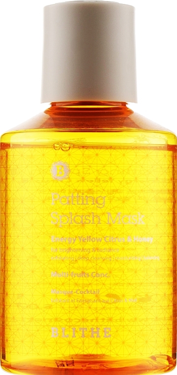 Maska rozświetlająca Energia. Cytrus i miód - Blithe Energy Yellow Citrus and Honey Patting Splash Mask — Zdjęcie N3