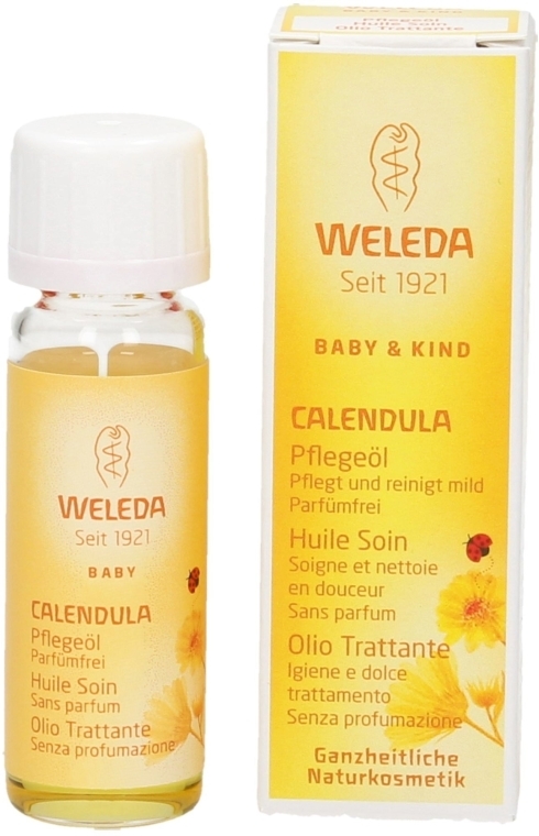 Odżywczy olejek nagietkowy do ciała dla dzieci - Weleda Calendula Nourishing Oil (miniprodukt)