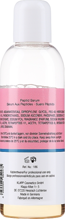 Serum do twarzy - Klapp Aqua Derm + Peptide Serum — Zdjęcie N2