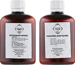 Kup Zestaw Keratyna do włosów słowiańskich na 2 zabiegi - Inoar Moroccan Hair Keratin (shmp/100ml + keratin/100ml)