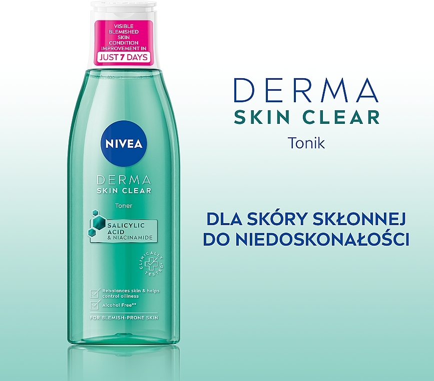 Tonik normalizujący - NIVEA Derma Skin Clear — Zdjęcie N3