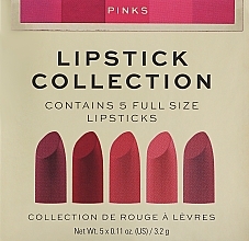 Zestaw 5 szminek do ust - Revolution Pro 5 Lipstick Collection Pinks — Zdjęcie N1