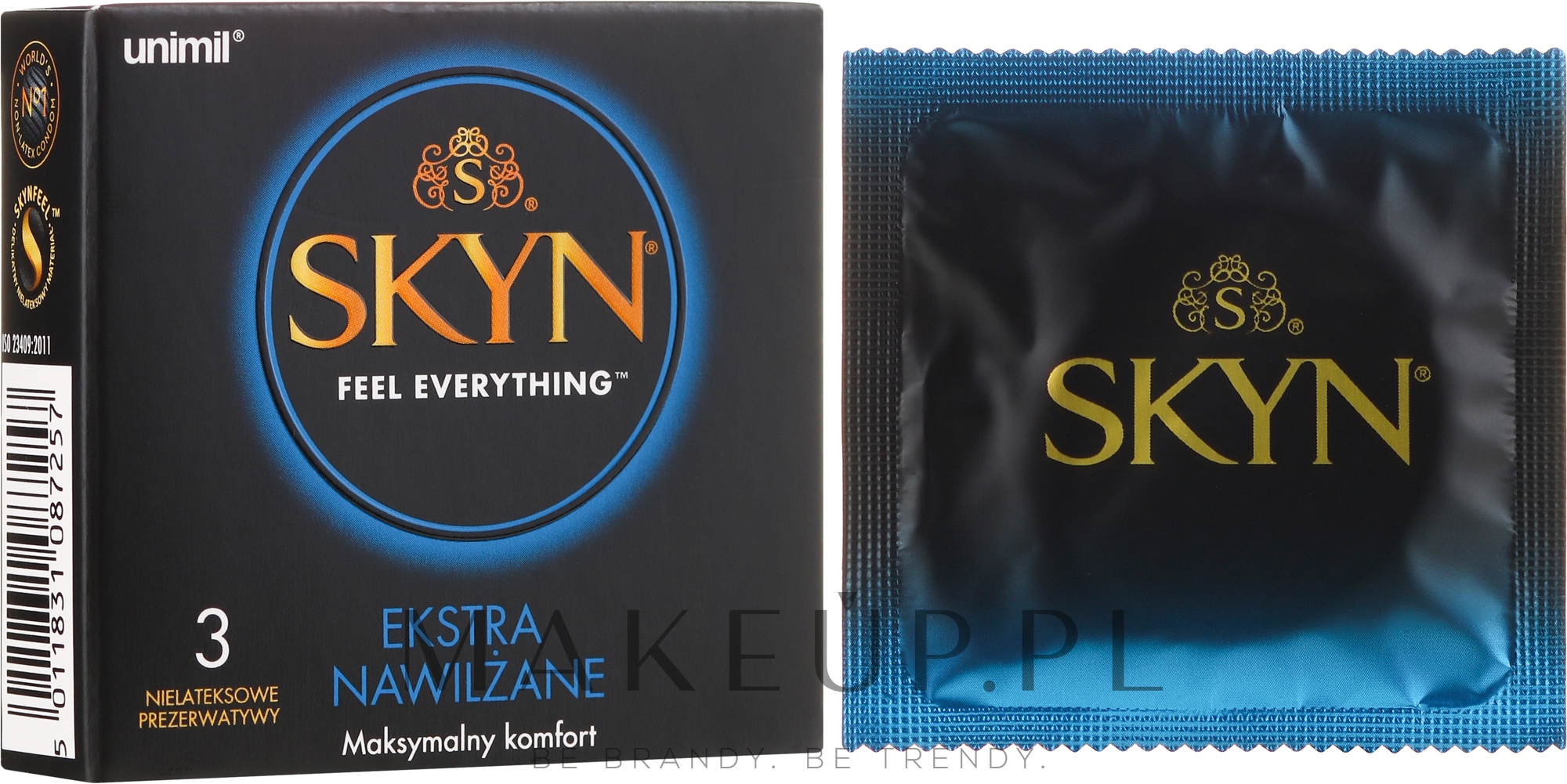 Prezerwatywy 3 szt. - Unimil Skyn Extra Lubricated Latex Condoms — Zdjęcie 3 szt.